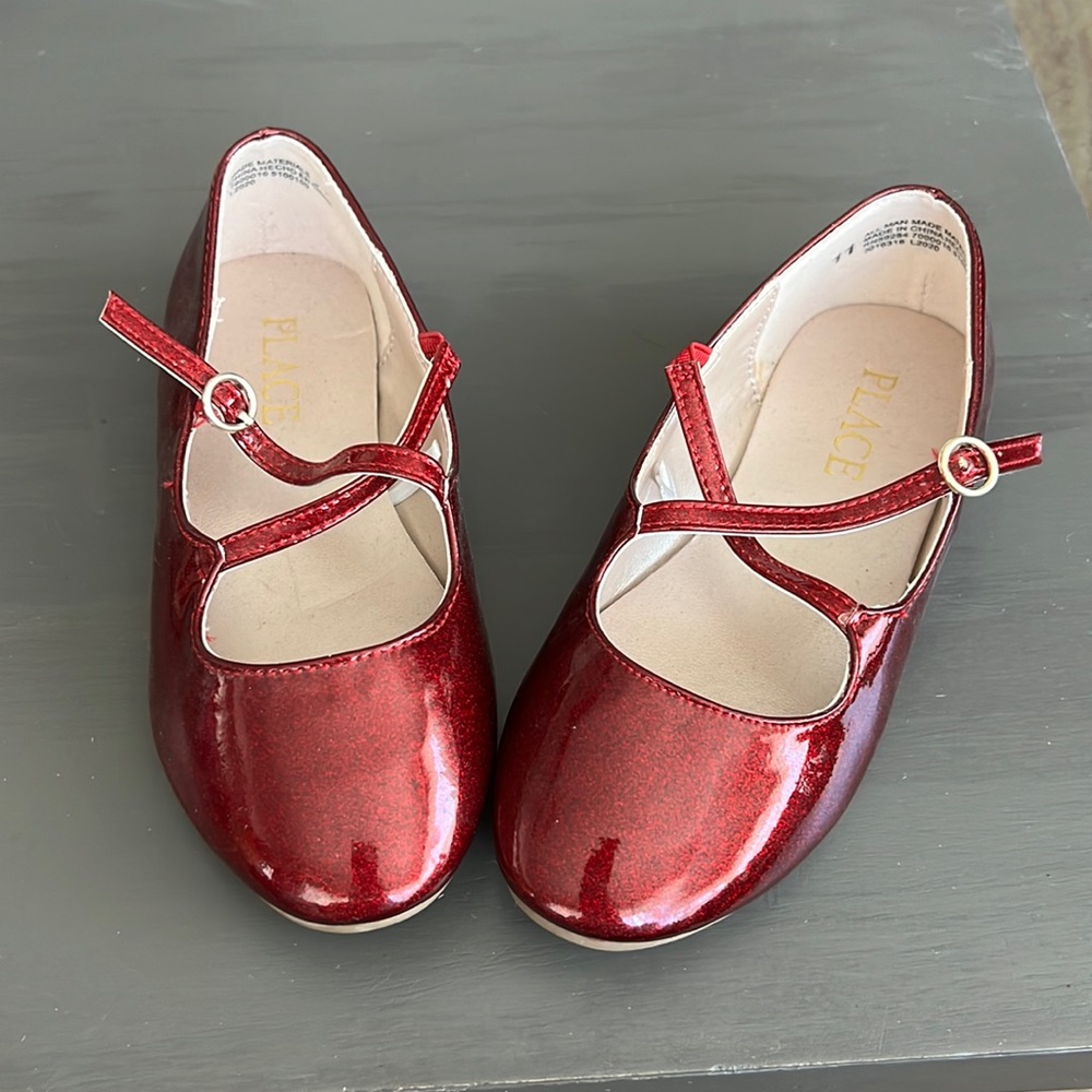 Red dress shoes